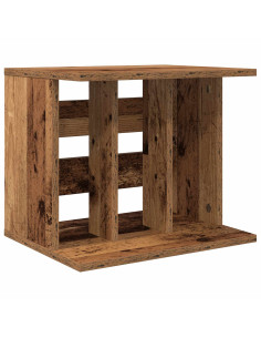 Storage per dischi in vinile Legno antico 42 x 33 x 36 cm 2