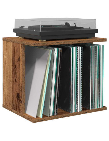 Storage per dischi in vinile Legno antico 42 x 33 x 36 cm
