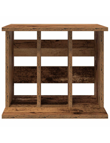 Storage per dischi in vinile Legno antico 42 x 33 x 36 cm