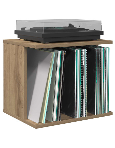 Storage per dischi in vinile Rovere Artigianale 42 x 33 x 36 cm