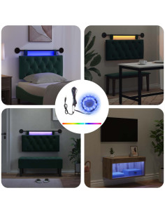Striscia LED con strisce LED Nero 180 cm SMD5050