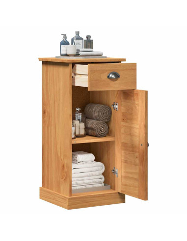 Mobile da Bagno VIGO Marrone e Marrone Miele 37,5 x 34 x 80 cm