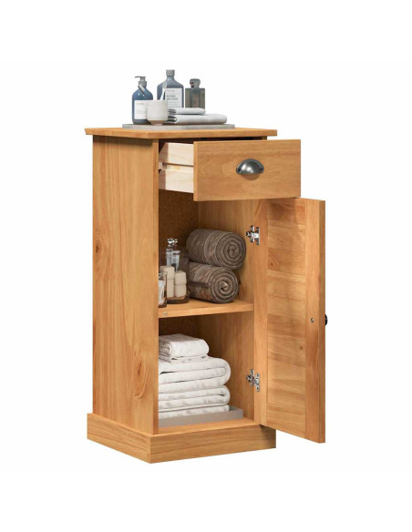 Mobile da Bagno VIGO Marrone e Marrone Miele 37,5 x 34 x 80 cm