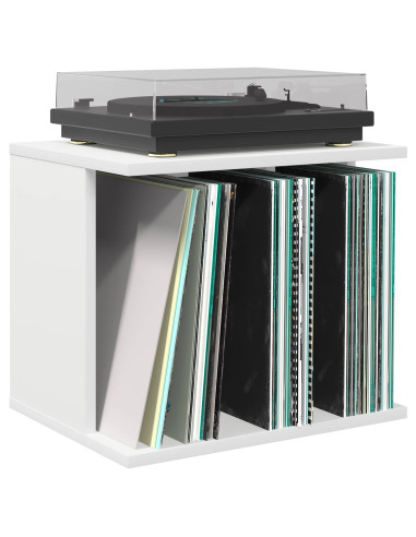Storage per dischi in vinile Bianco 42 x 33 x 36 cm