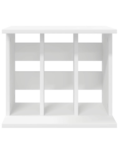 Storage per dischi in vinile Bianco 42 x 33 x 36 cm
