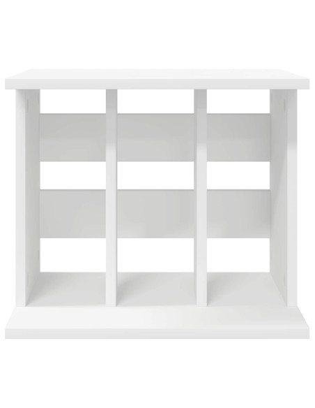 Storage per dischi in vinile Bianco 42 x 33 x 36 cm