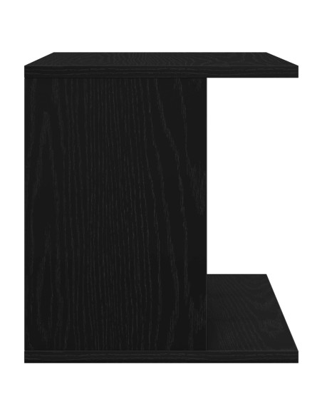 Storage per dischi in vinile Rovere Nero 42 x 33 x 36 cm