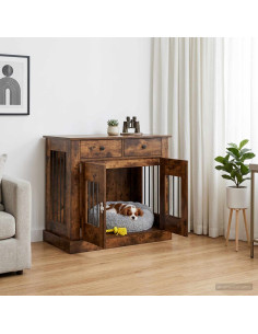 Mobile da cassa per cani Rovere Fumo 90 x 47,5 x 80 cm