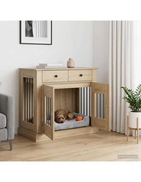 Mobile da cassa per cani Rovere Sonoma 90 x 47,5 x 80 cm
