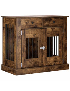 Mobile da cassa per cani Rovere Fumo 90 x 47,5 x 80 cm 2