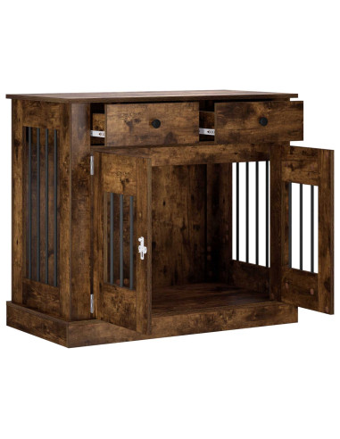 Mobile da cassa per cani Rovere Fumo 90 x 47,5 x 80 cm
