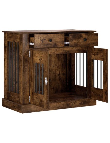 Mobile da cassa per cani Rovere Fumo 90 x 47,5 x 80 cm