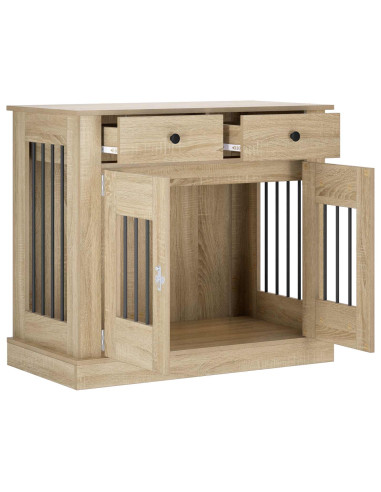 Mobile da cassa per cani Rovere Sonoma 90 x 47,5 x 80 cm