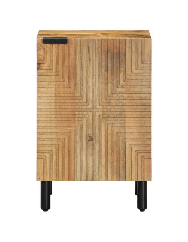 Mobiletto da Bagno Marrone 38x33,5x58 cm Legno di Mango