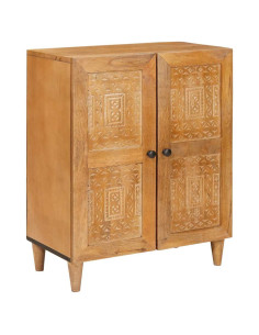 Credenza Marrone chiaro 60 x 33 x 75 cm legno massello di mango 2