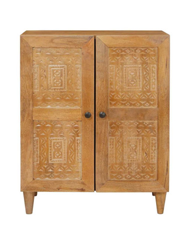 Credenza Marrone chiaro 60 x 33 x 75 cm legno massello di mango