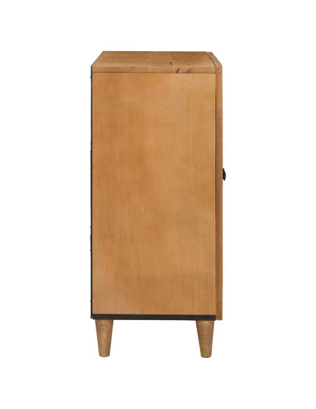 Credenza Marrone chiaro 60 x 33 x 75 cm legno massello di mango