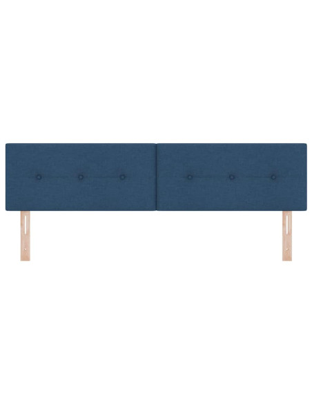 Testiera regolabile in altezza con testiera Blu 180 cm Tessuto