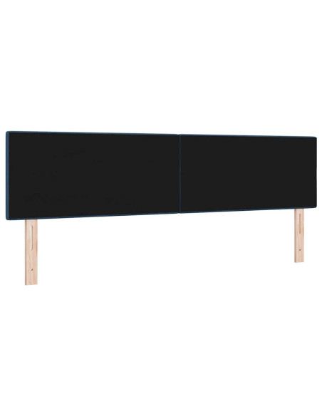 Testiera regolabile in altezza con testiera Blu 180 cm Tessuto