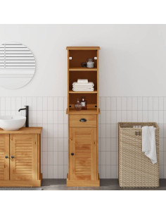 Set di mobili per il bagno VIGO 2 pz Marrone e Marrone Miele