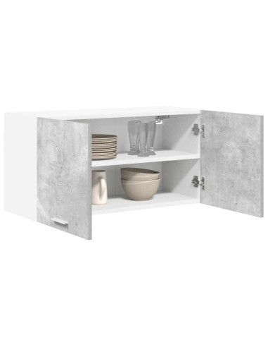Armadio pensile Grigio cemento 80 x 31 x 40 cm