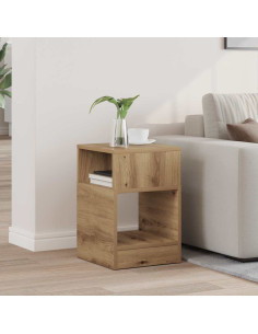 Tavolino Rovere artigianale 30,5 x 30 x 45 cm