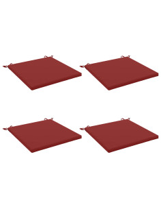 Cuscini per Sedia in 4 Pezzi SOEST 4 pz 100% Poliestere