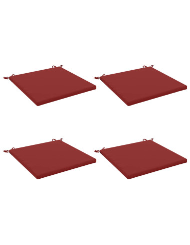Cuscini per Sedia in 4 Pezzi SOEST 4 pz 100% Poliestere