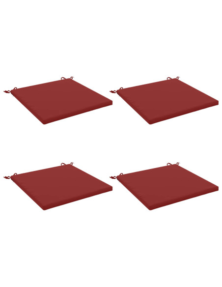 Cuscini per Sedia in 4 Pezzi SOEST 4 pz 100% Poliestere