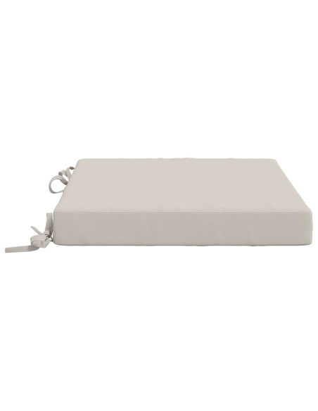Cuscini per Sedia in 4 Pezzi SOEST 4 pz 100% Poliestere Bianco