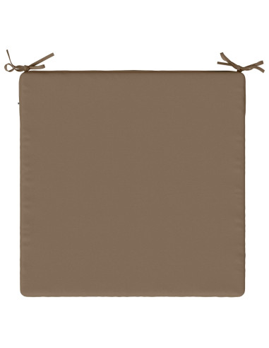 Cuscino per Sedia in Unico Pezzo SOEST 100% Poliestere Tortora