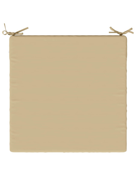 Cuscino per Sedia in Unico Pezzo SOEST 100% Poliestere Beige