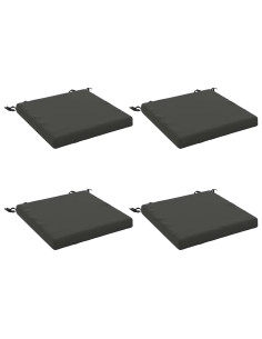 Cuscini per Sedia in 4 Pezzi SOEST 4 pz 100% Poliestere