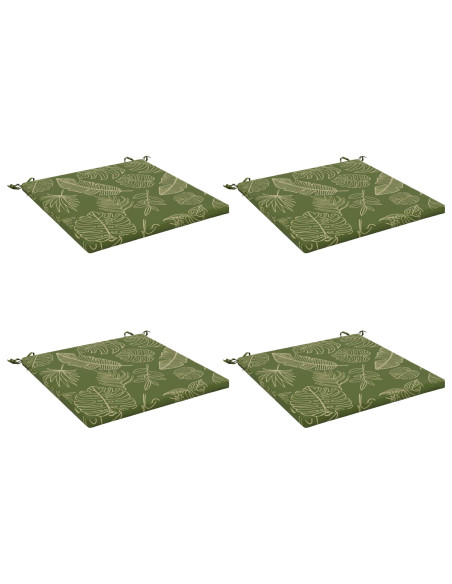 Cuscini per Sedia in 4 Pezzi SOEST 4 pz 100% Poliestere