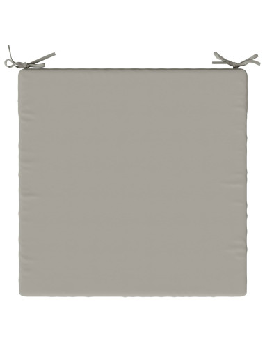 Cuscino per Sedia in Unico Pezzo SOEST 100% Poliestere Grigio
