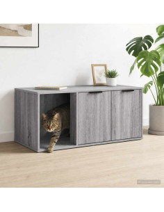 Mobile per gatti Sonoma grigio 100 x 49 x 45 cm