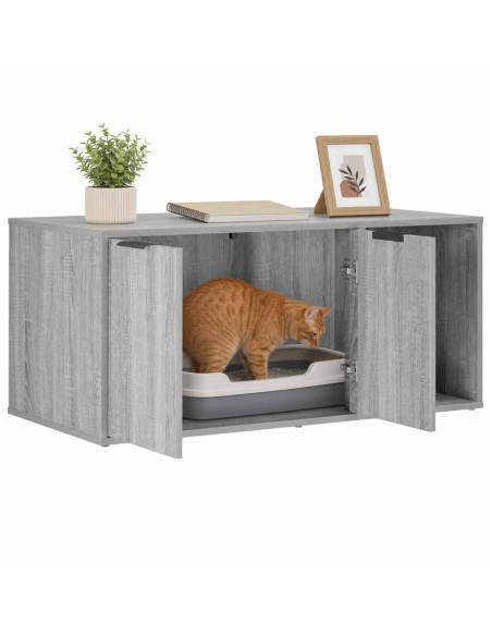 Mobile per gatti Sonoma grigio 100 x 49 x 45 cm