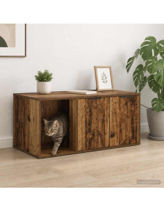 Mobile per gatti Legno antico 100 x 49 x 45 cm