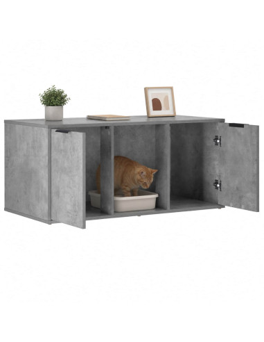 Mobile per gatti Grigio Cemento 100 x 49 x 45 cm
