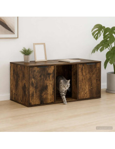 Mobile per gatti Rovere Fumo 100 x 49 x 45 cm