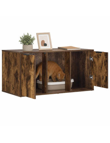 Mobile per gatti Rovere Fumo 100 x 49 x 45 cm