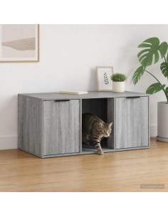 Mobile per gatti Sonoma grigio 100 x 49 x 45 cm