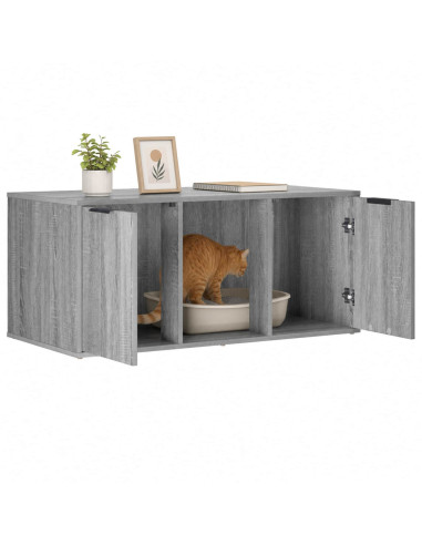 Mobile per gatti Sonoma grigio 100 x 49 x 45 cm