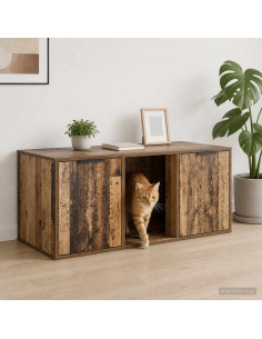 Mobile per gatti Legno antico 100 x 49 x 45 cm
