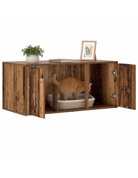 Mobile per gatti Legno antico 100 x 49 x 45 cm