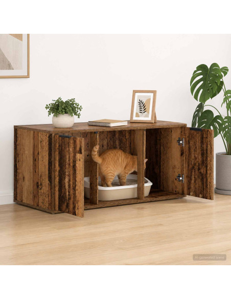 Mobile per gatti Legno antico 100 x 49 x 45 cm