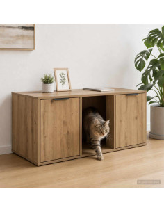 Mobile per gatti Rovere Artigianale 100 x 49 x 45 cm