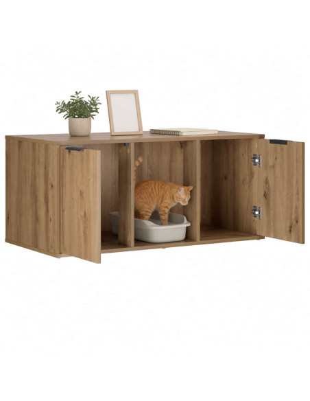 Mobile per gatti Rovere Artigianale 100 x 49 x 45 cm