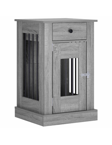 Mobile da cassa per cani Sonoma grigio 50 x 47,5 x 80 cm