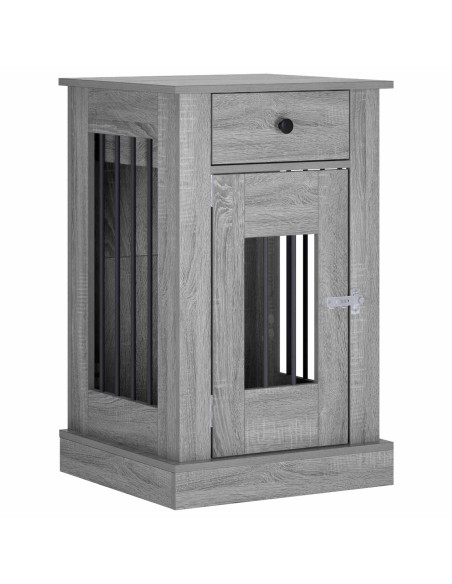 Mobile da cassa per cani Sonoma grigio 50 x 47,5 x 80 cm